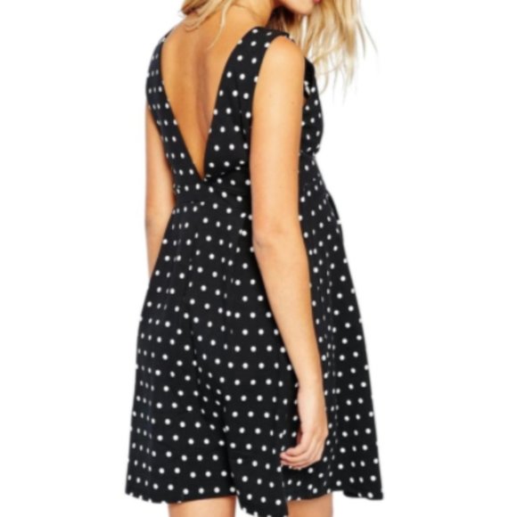 polka dot pinafore